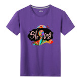 EVE Plus Size Print Short Sleeve T Shirt SXF-30413