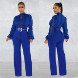 EVE Fashion Hollow Out Long Sleeve Jumpsuit BY-6345