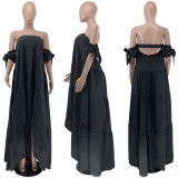 EVE Sexy Off Shoulder Maxi Dress GFDY-1235