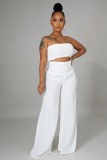EVE Solid Casual Chest Wrap Pants Two Piece Set GYLY-9468