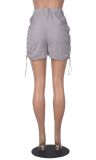 EVE Solid Draw Pleated Sport Short MZ-2799