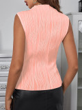 EVE Solid Color Sleeveless Tops ME-8394