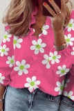 EVE Plus Size Casual Print Long Sleeve Shirt MK-3175