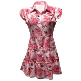 EVE Fashion Print Sleeveless Mini Dress OMY-11020