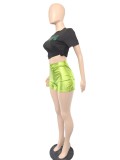 EVE Metallic Candy Color Fashion Shorts BN-9417