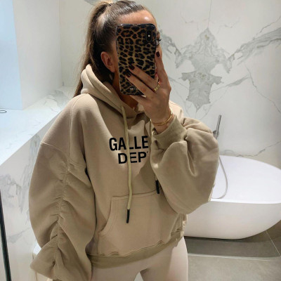 EVE Letter Print Long Sleeve Hooded Sweatshirts XMF-311