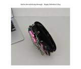 EVE Cross Heart Studded Punk Style Shoulder Bag HCFB-36101