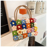 EVE Hand-Woven Floral Shoulder Handbag Crossbody Bag HCFB-276037