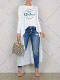 EVE Fashion Casual Printed Long Sleeve Top ML-L001