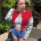 EVE Fashion Embroidery Splicing Slim Baseball Jacket IV-8431