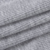 EVE Solid Color Zipper Long Sleeve Casual Tops FL-20292