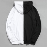 EVE Trendy Men's Color Block Hooded Sweatshirt GXWF-001