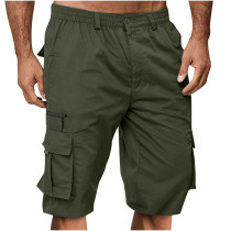 EVE Men Plus Size Casual Multi-Pocket Five Point Pants GXWF-CX05