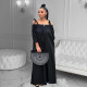 EVE Casual One Shoulder Lantern Sleeve Loose Jumpsuit HMS-5579