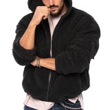 EVE Men's Reversible Arctic Fleece Warm Hooded Sweatshirt GXWF-fujun-waitao