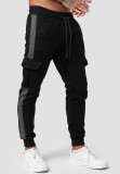 Men's Casual Sport Padded Plush Color Block Pant GXWF-CK-100