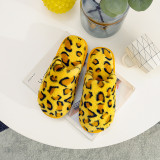 EVE Leopard Print Non-slip Plush Warm Cotton Slippers ZFLX-FL-91