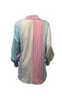 EVE Fashion Stripe Print Long Sleeve Shirt GDNY-002