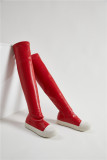 Plus Size Simple Warm Knee Boots ZPTX-2036-1
