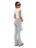 EVE Fashion Slim Low Waist Flare Pants HNIF-155