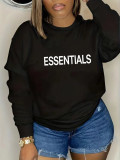 EVE Casual O Neck Print Sweatshirt Pullover XMF-316