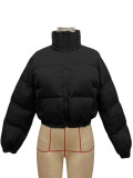 EVE Long Sleeve Zip Short Down Jacket Coat SH-390799