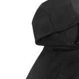 EVE Padded Hooded Sweatshirt Maxi Dress MUE-8002