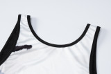 EVE Sleeveless Print Slim Jumpsuit BLG-P3312232A