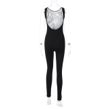 EVE Sleeveless Print Slim Jumpsuit BLG-P3312232A