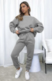 EVE Soldi Color Long Sleeve Sweatshirt Two Piece Pants Set SSNF-211021A