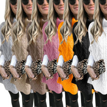 EVE Pullover High Neck Split Loose Sweater FSXF-F252