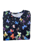 EVE Butterfly Print Long Sleeve Casual T-Shirt DAI-030