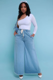 EVE Casual Loose Wide Leg Jeans YMEF-51035