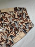 EVE Loose Straight Camouflage Printed Pants GSMJ-6937