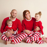 EVE Christmas Striped Parent-Child Family Pajama Set GSGS-0504