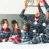 EVE Christmas Print Parent-Child Family Two Piece Set GSGS-0580