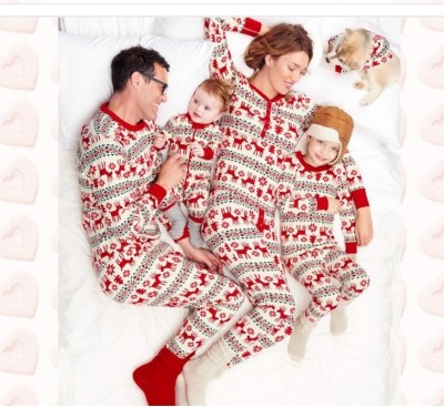 EVE Christmas Print Parent-Child Family Set GSGS-0569