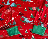 EVE Christmas Printed Parent-Child Long Sleeve Pajama Set GSGS-0527#