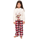 EVE Christmas Moose Printed Parent-Child Long Sleeve Pajama Set GSGS-0519