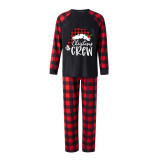 EVE Round Neck Plaid Printed Christmas Parent-child Pajama Suit YLDF-935