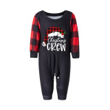 EVE Round Neck Plaid Printed Christmas Parent-child Pajama Suit YLDF-935