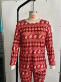 EVE Christmas Print Family Parent-Child Pajama Set GSGS-0589