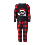 EVE Round Neck Plaid Printed Christmas Parent-child Pajama Suit YLDF-935