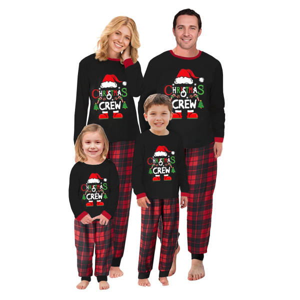 EVE Christmas Print Parent-Child Homewear Pajama Set YLDF-470