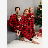 EVE Christmas Plaid Print Family Matching Parent-Child Two Piece Set YLDF-201009