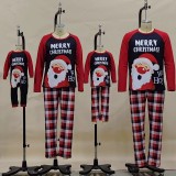 EVE Christmas Snowman Letter Print Homewear Pajama Set YLDF-2292