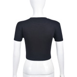 EVE Casual Short Sleeve Print T Shirt GNZD-9502TD