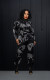 EVE Fashion Printed Shirt Long Pants Two Piece Set OMY-11031