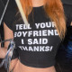 EVE Short Sleeve Letter Print T Shirt GXJL-010
