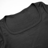 EVE O Neck Long Sleeve T Shirt GSZM-K23TP529